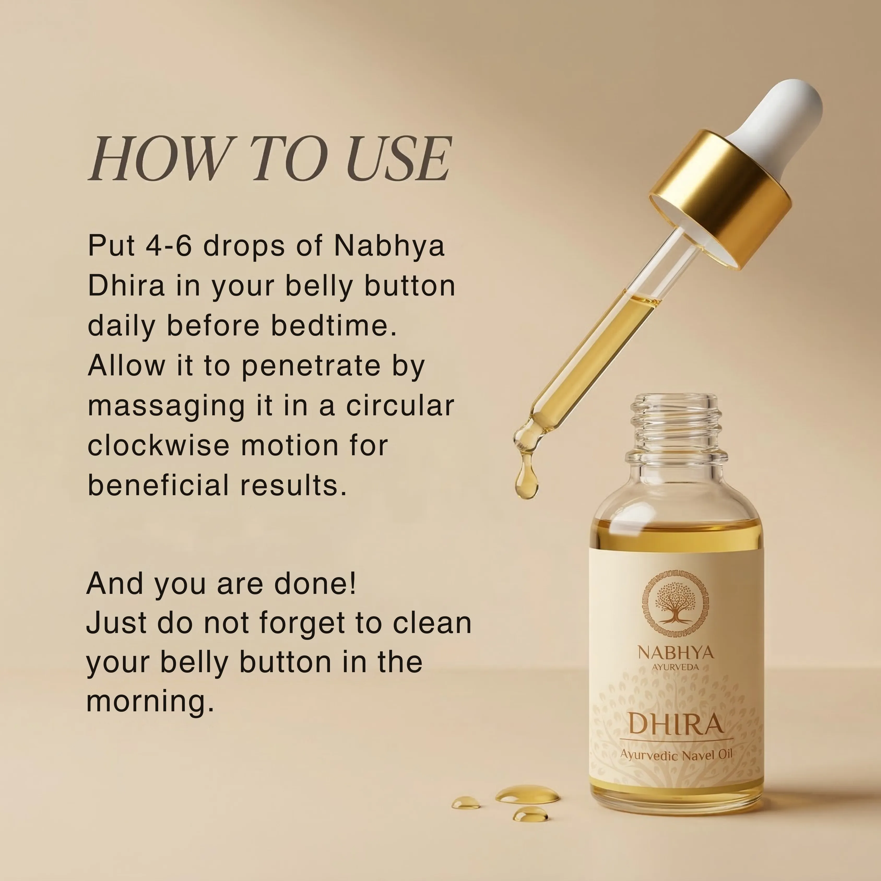Nabhya Dhira – Ayurvedic Nabhi Oil - Image 4